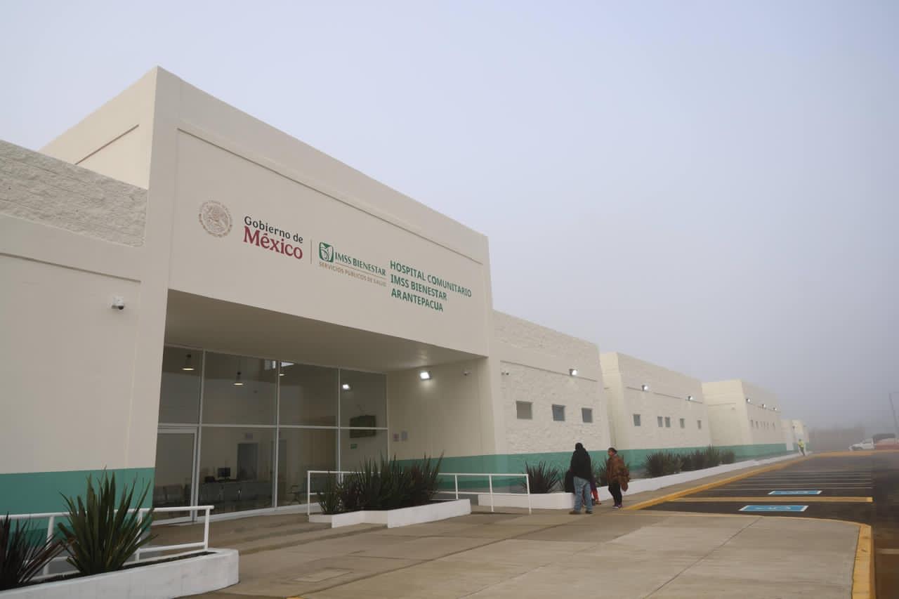 Justicia social para Arantepacua; nuevo hospital comunitario abre servicios de urgencias y consulta externa: Bedolla