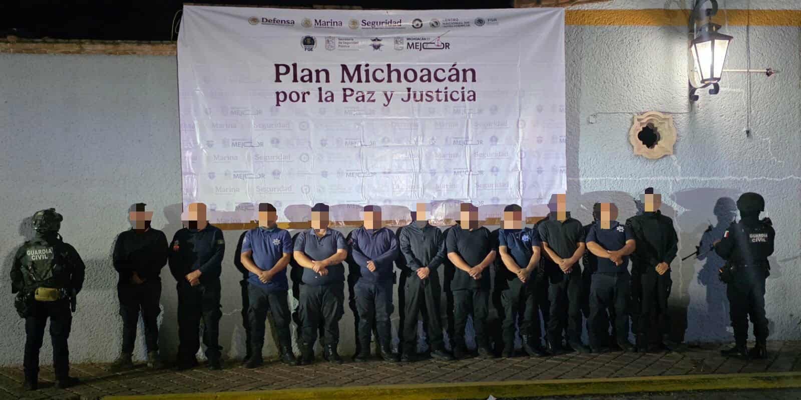 Suspenden proceso a 11 policías de Ecuandureo; seguirán su caso en libertad