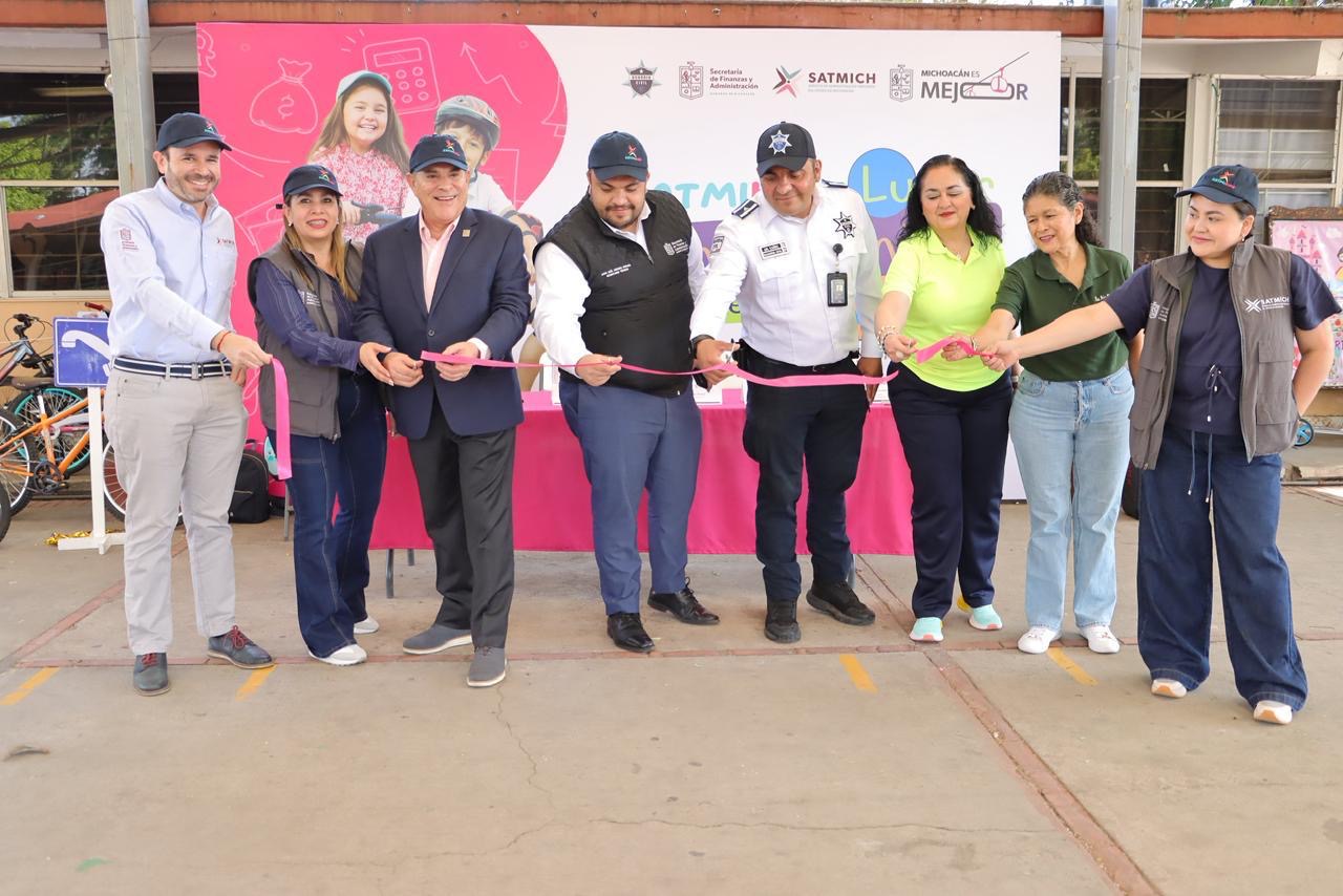 Satmich impulsa cultura contributiva y vial desde la niñez