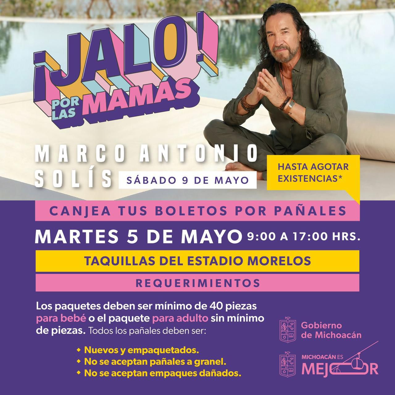 Concierto de “El Buki” en Morelia impulsará el turismo y la derrama económica: Bedolla