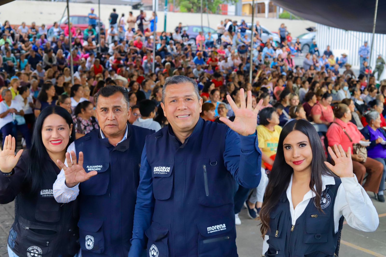 Miles de mamás celebran junto a Barragán en colonias de Morelia
