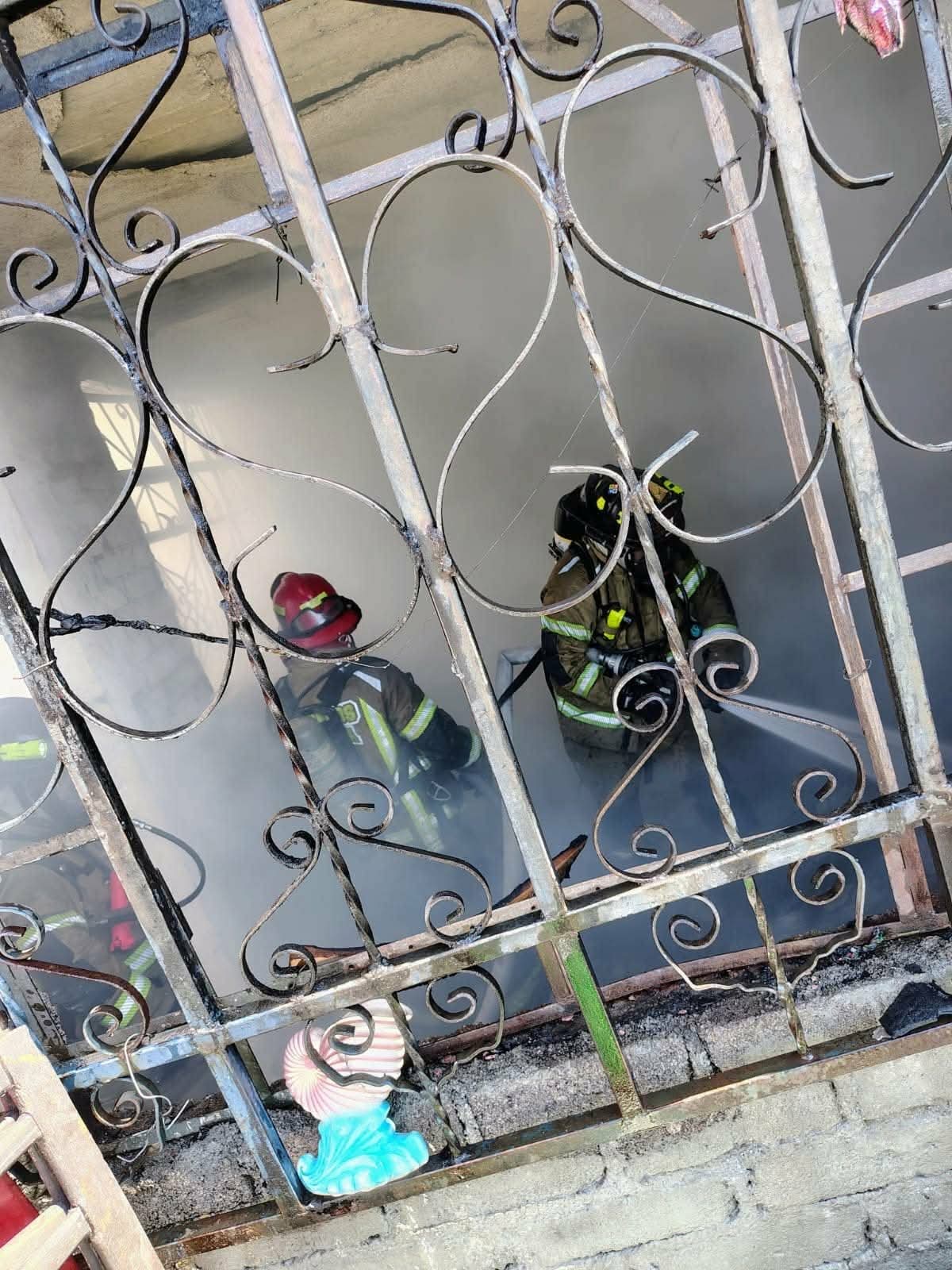 Se registra incendio de domicilio en la Ampliación La Soledad, Morelia 