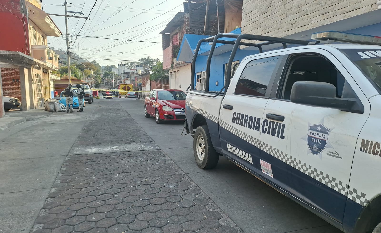 Motosicarios matan a un hombre, en la colonia Elías Pérez Ávalos de Uruapan 