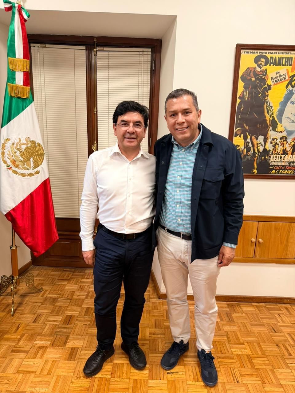 Jesús Ramírez Cuevas reconoce el liderazgo y el compromiso de Juan Carlos Barragán en Morelia