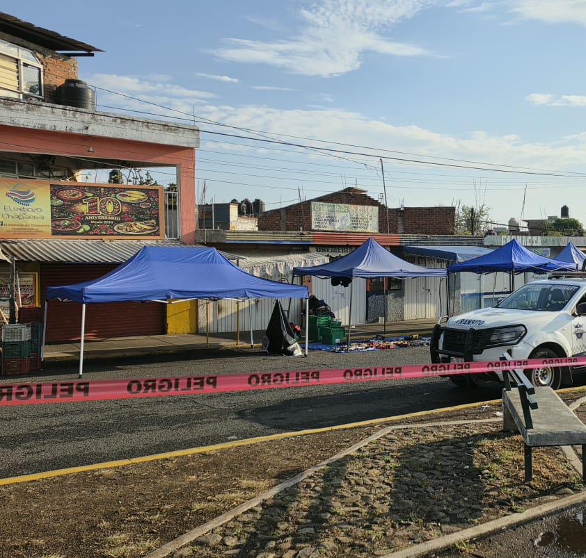 Comerciante es privado de la vida a balazos, en Tianguis de Jacona