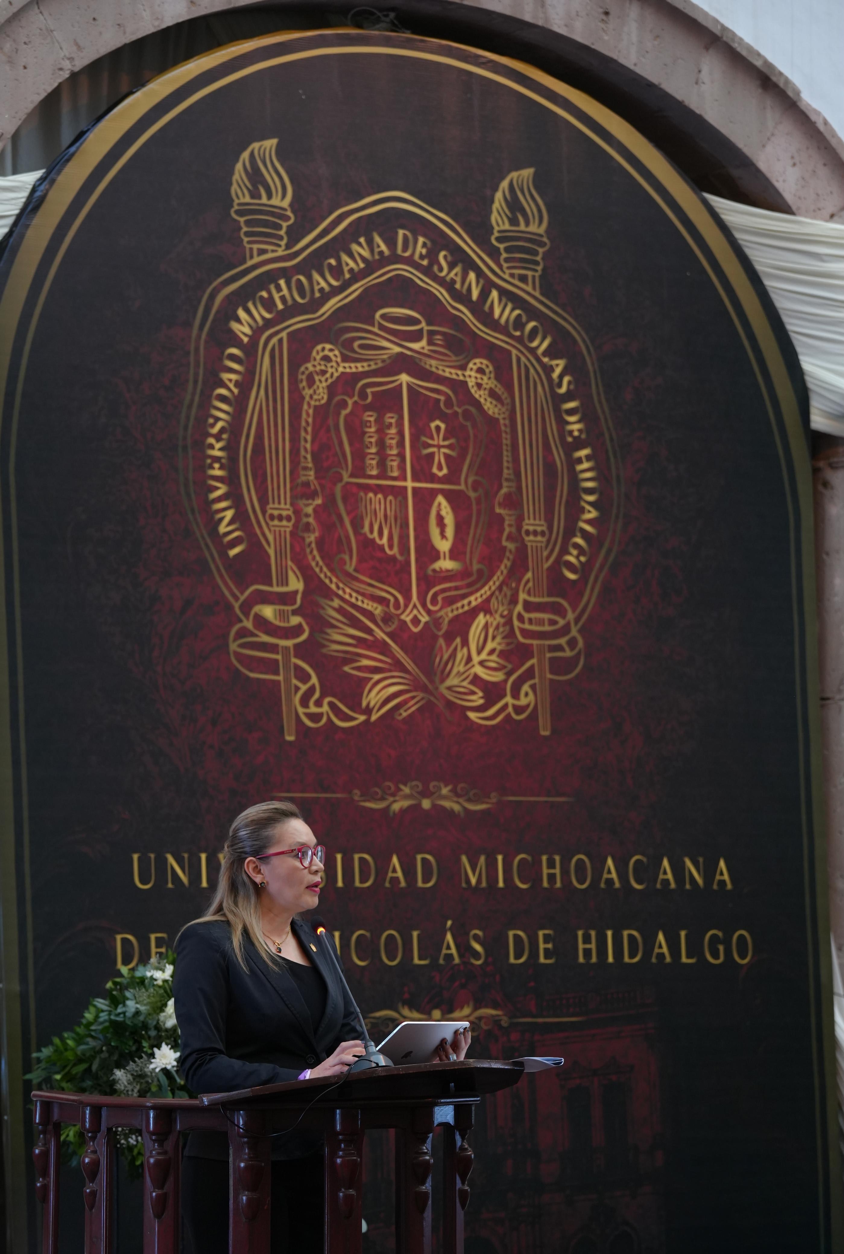 CONSTRUIMOS, DESDE LA UNIVERSIDAD MICHOACANA, UN LEGADO QUE SOBREVIVIRÁ A NUESTRA PARTIDA: YARABÍ ÁVILA