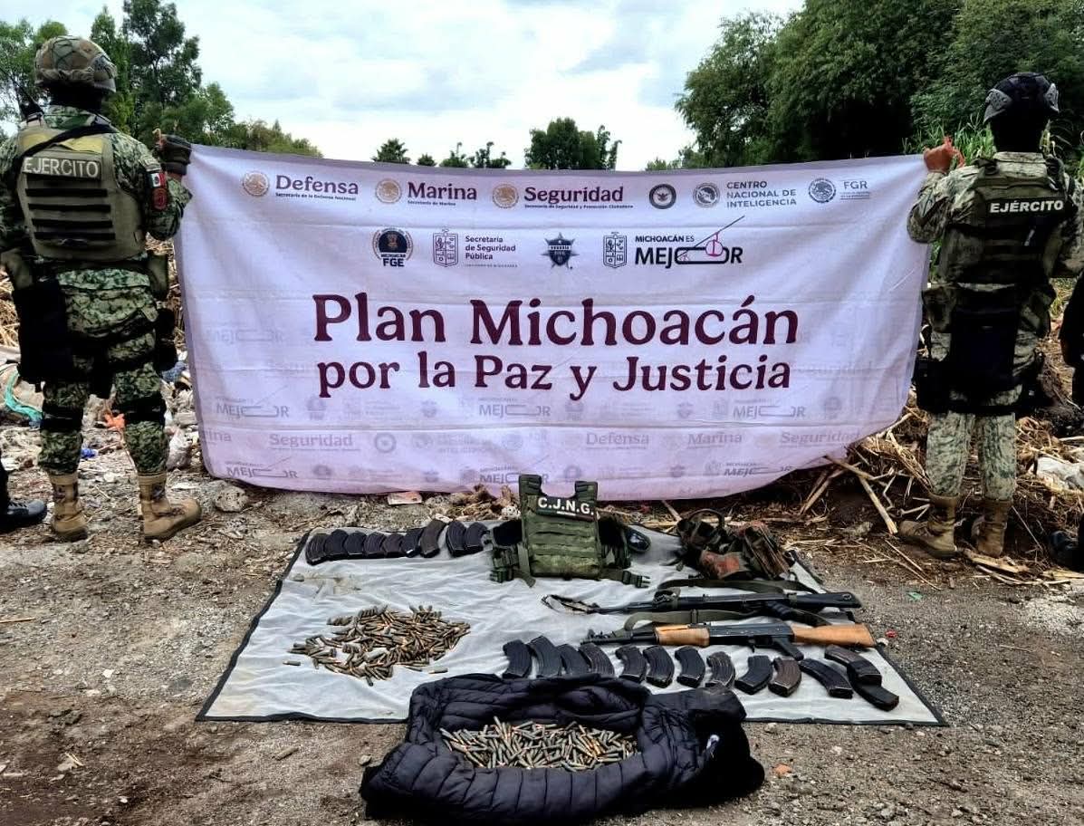 Militares y GN repelen agresión armada en Queréndaro; hay dos detenidos
