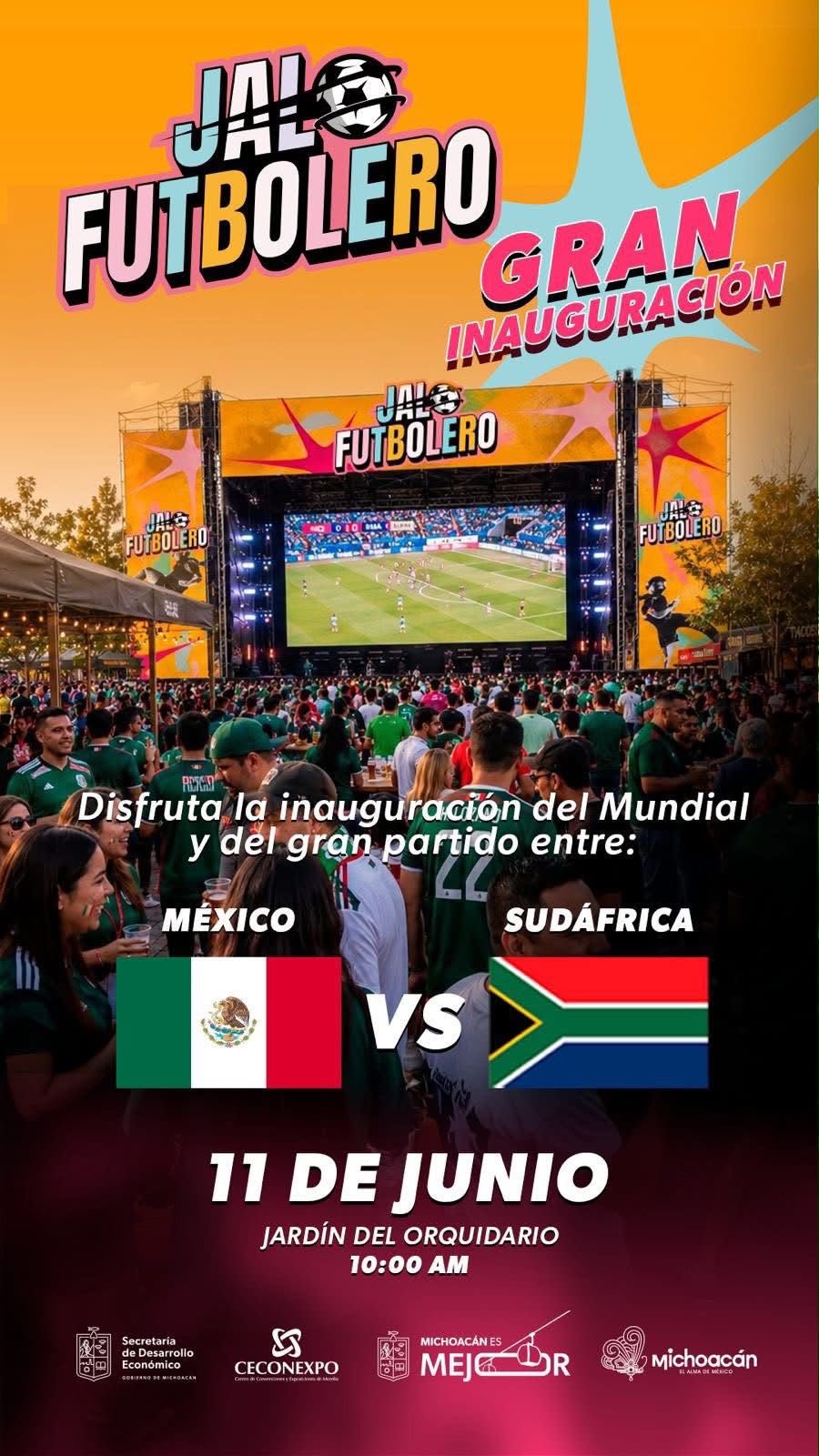 ¡Futbol para todos! Michoacán instalará pantalla gigante y transmitirá gratis la justa mundialista: Bedolla