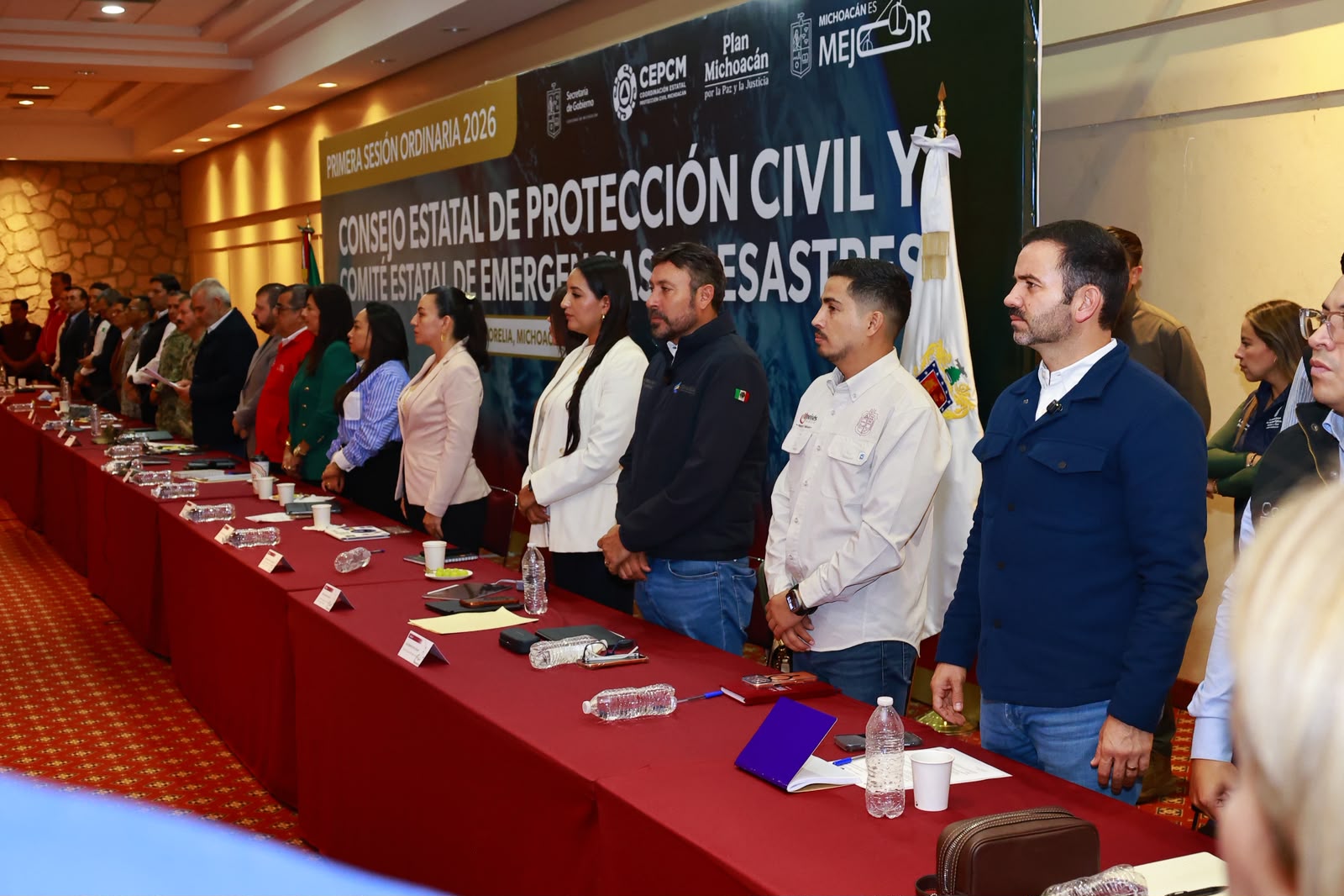 Yankel Benítez participa en instalación del Consejo Estatal de Protección Civil