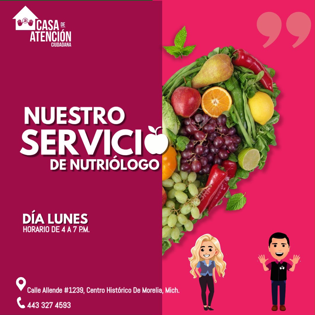 Juan Carlos Barragán anuncia consultas gratuitas de nutrición en la Casa de Atención Ciudadana Mano a Mano