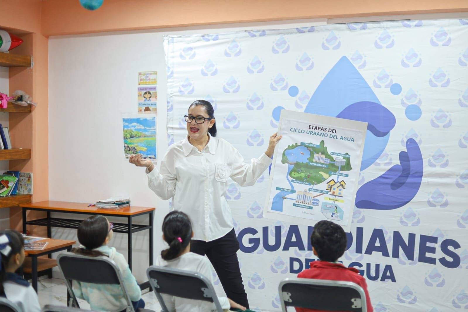 Promueve Adolfo Torres la cultura del cuidado del agua entre la niñez moreliana