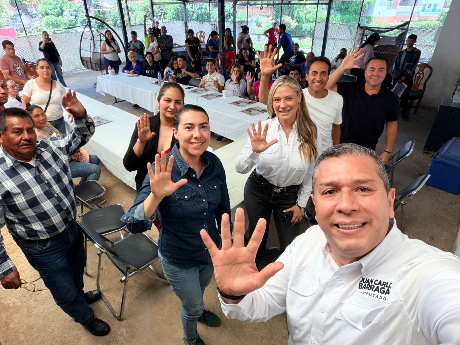 Encabeza Juan Carlos Barragán Asamblea por la Soberanía en Uruapan