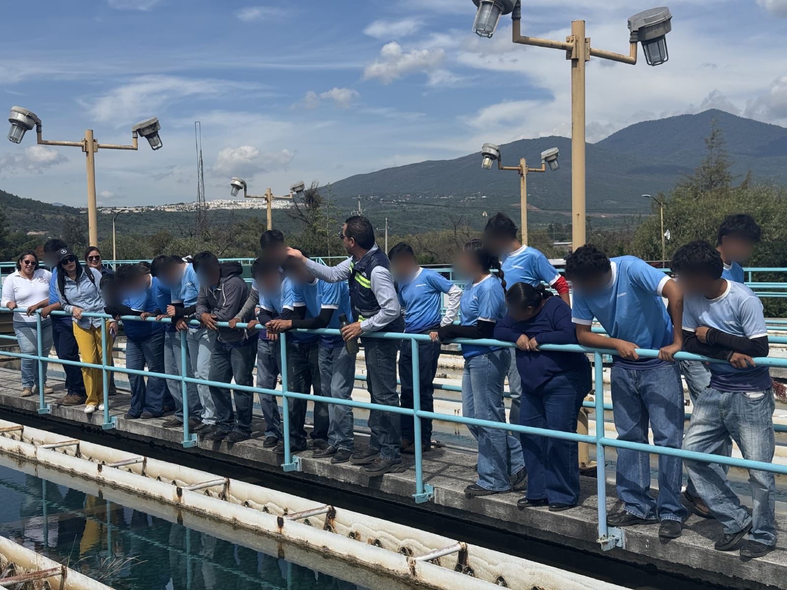 Adolfo Torres fortalece la cultura del agua con estudiantes del Cobaem