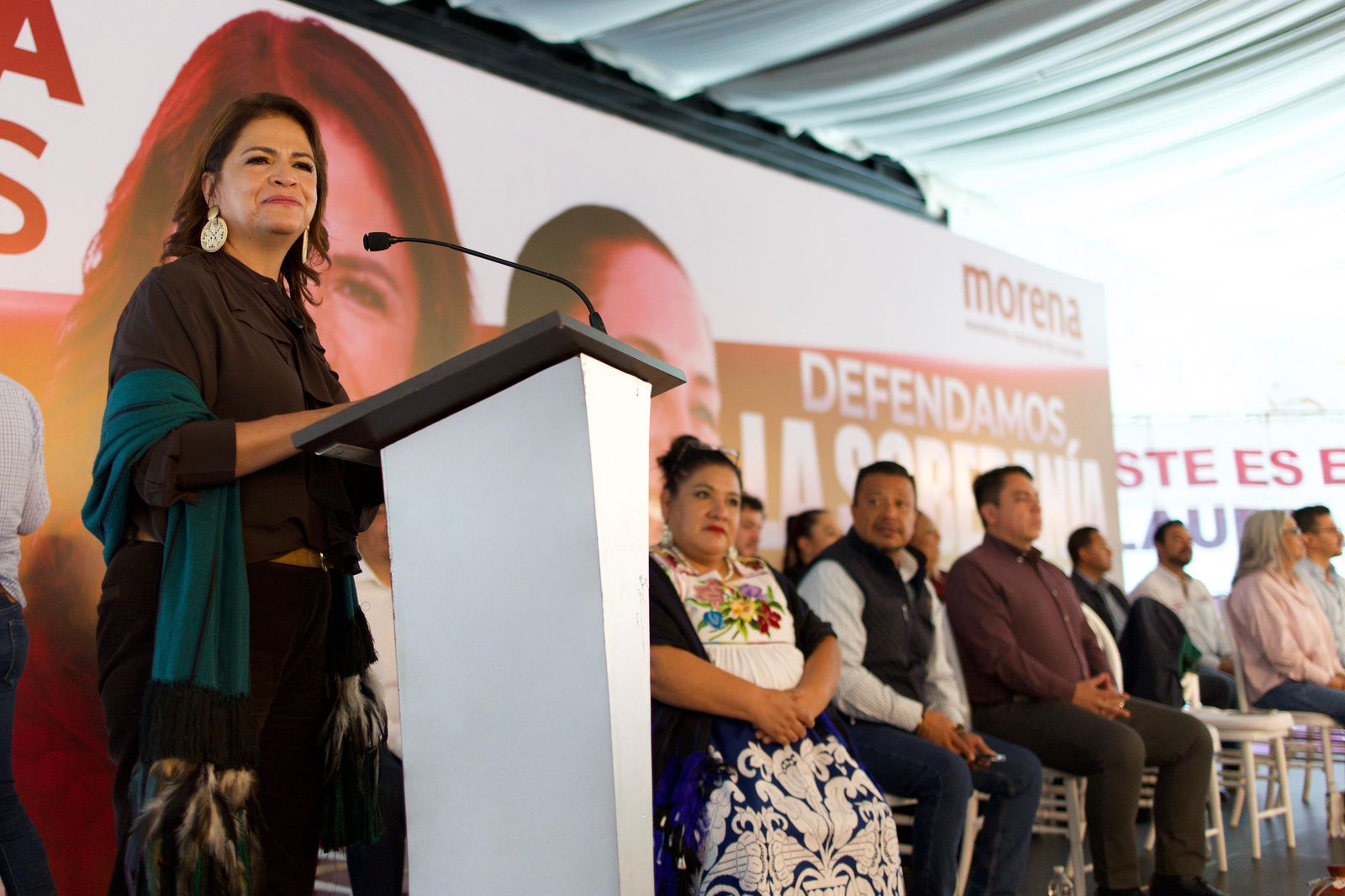 Desde Uruapan, Fabiola Alanís respalda a la presidenta Claudia Sheinbaum y la estrategia de atención a las causas para fortalecer la paz