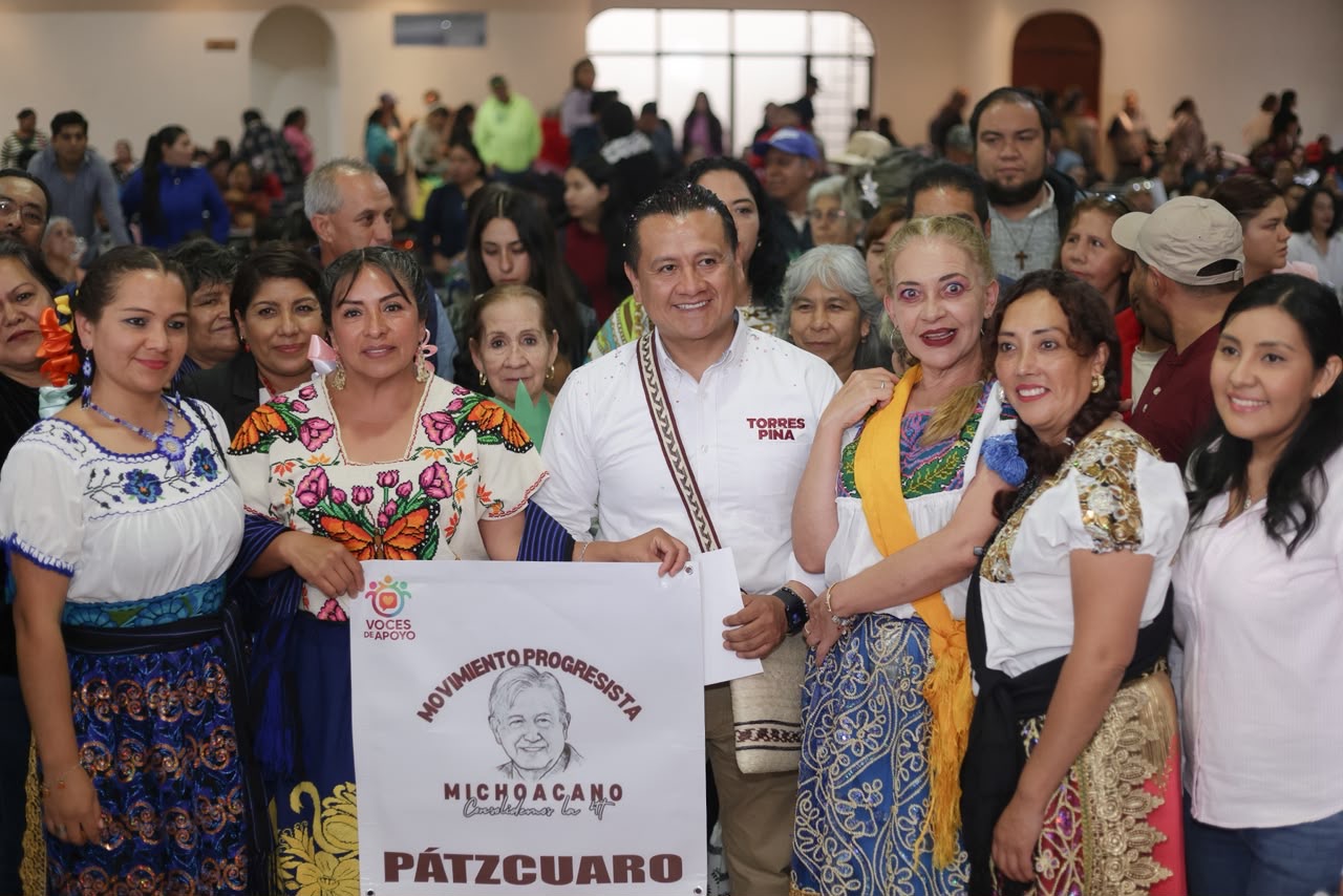 Pátzcuaro es ejemplo de transformación, justicia y defensa de la soberanía: Torres Piña
