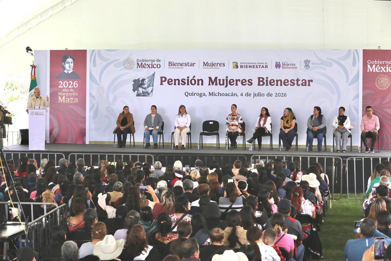 Apoyo histórico para las michoacanas; 146 mil reciben la Pensión Mujeres Bienestar: Bedolla