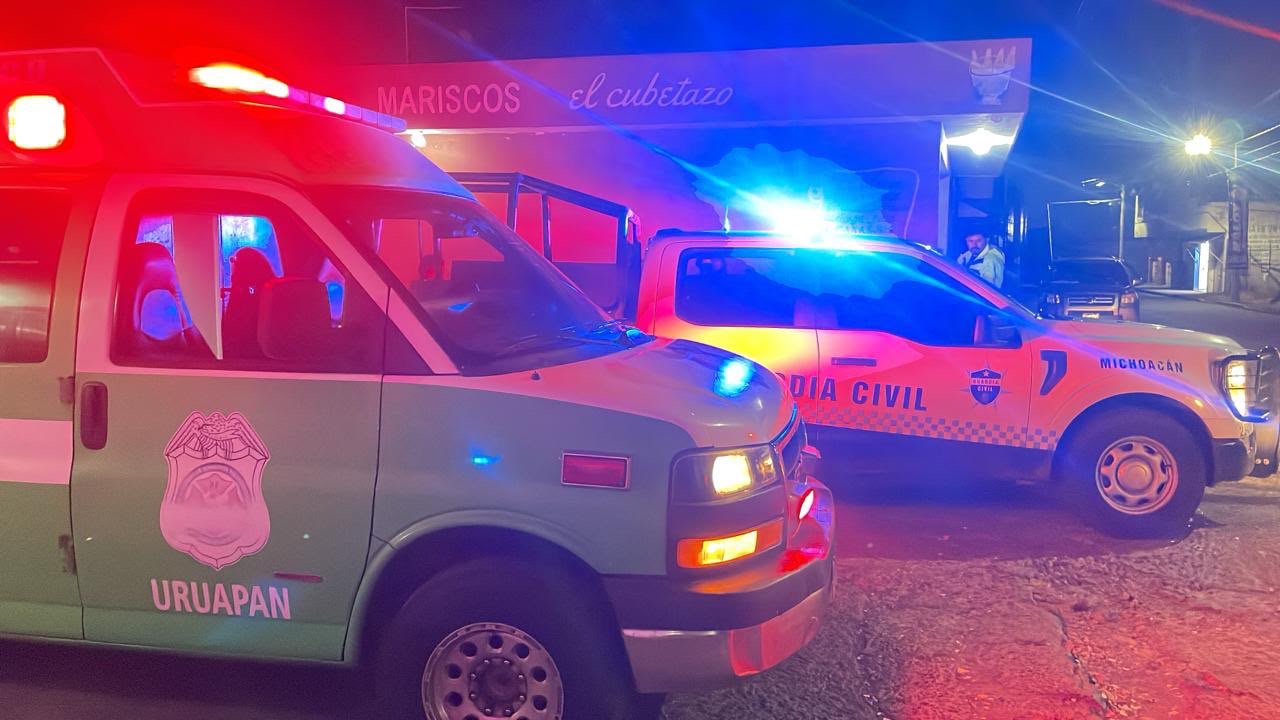 Balean a un hombre y resulta herido, en Uruapan
