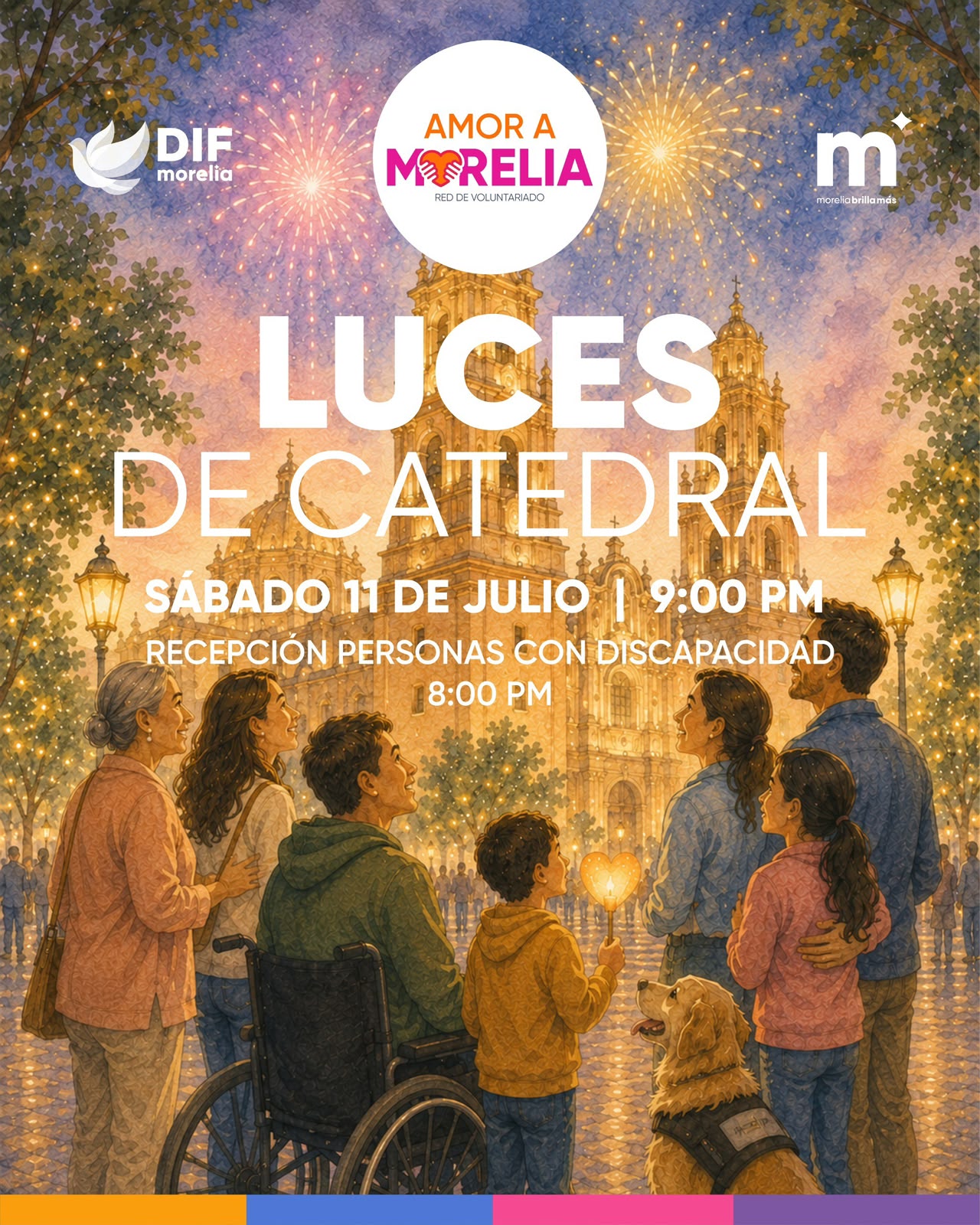 Paola Delgadillo invita a  voluntarios a hacer del encendido de Catedral un espacio incluyente