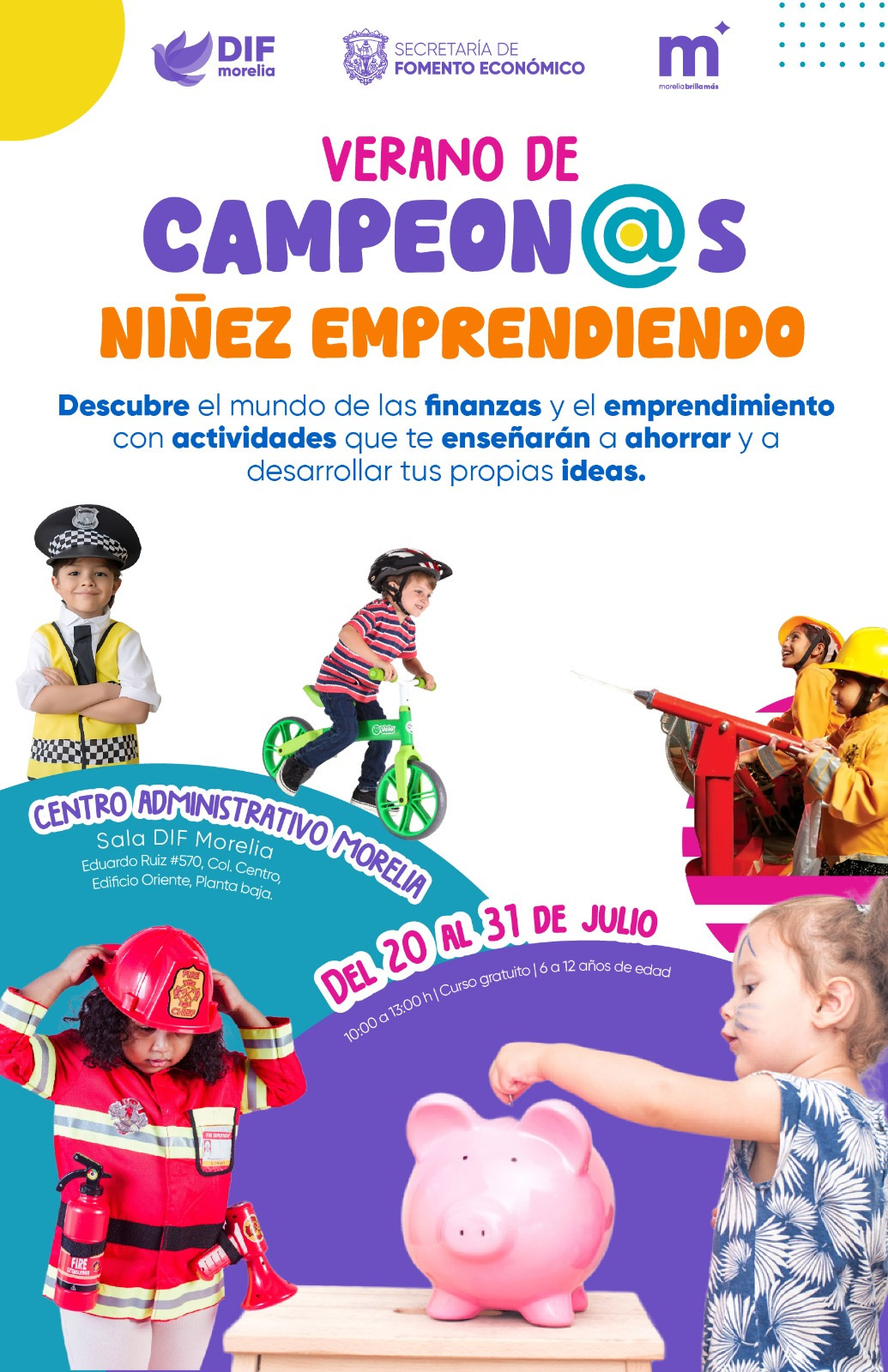 Sefeco invita a niños al curso de verano "Niñez Emprendiendo"