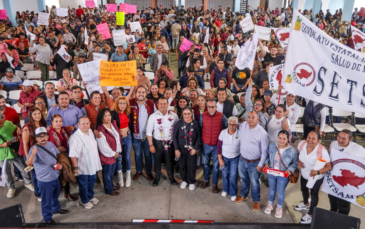 La transformación también se construye desde las tenencias: Torres Piña