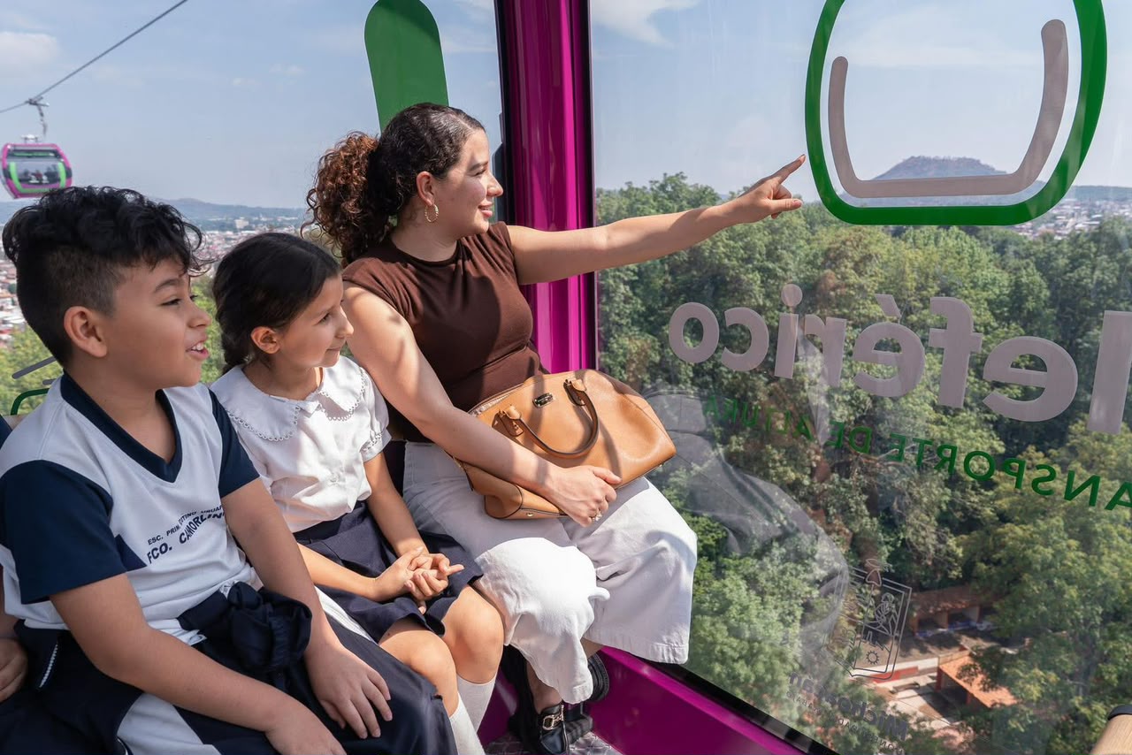 Consolidado como transporte de clase mundial, teleférico de Uruapan suma 18 mil pasajeros diarios