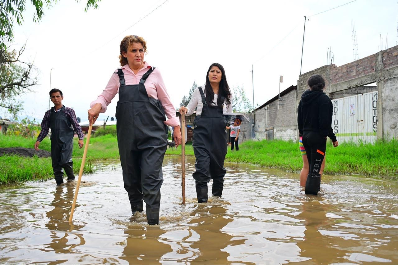 Gobierno de Morelia brinda apoyo a familias afectadas por lluvias en colonia Benito Juárez