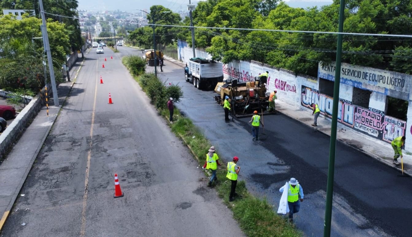 Reencarpetamiento de calle Raza Maya mejora la movilidad en la zona norte de Morelia