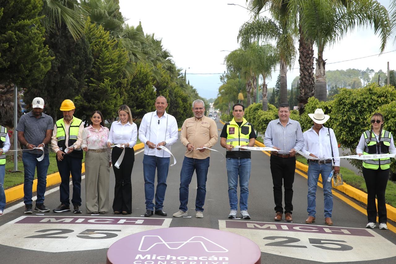 Entrega Bedolla rehabilitación de boulevard en Madero; agilizará el paso de más de 6 mil vehículos diarios