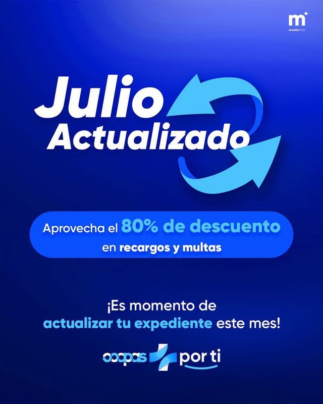 Ooapas invita a aprovechar los últimos días del programa “Julio Actualizado”