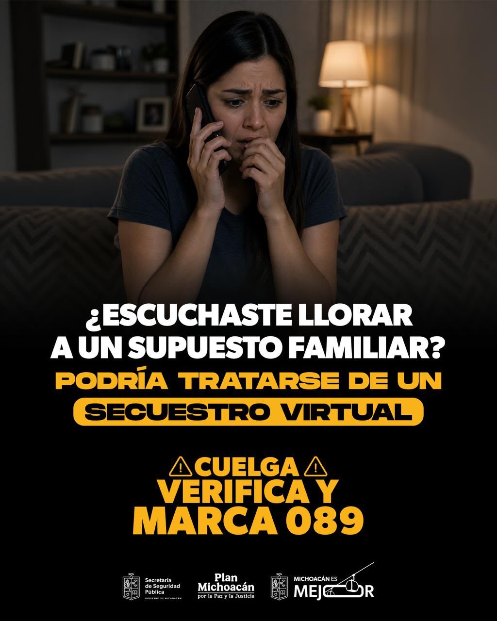 Extorsión en Michoacán se castiga con penas de 15 a 25 años de prisión: SSP