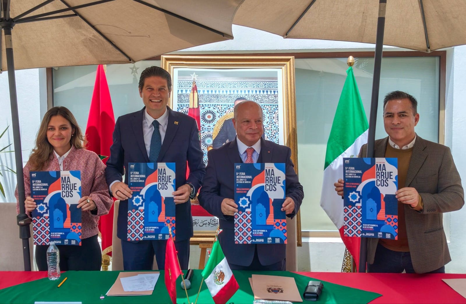 Invitan Alfonso Martínez y Embajador de Marruecos a 5ta Feria del Libro de Morelia