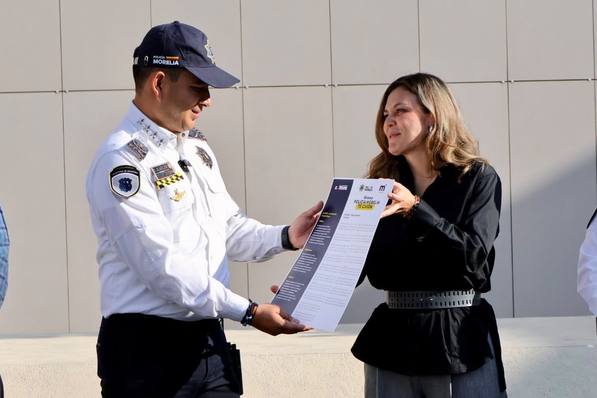 Gobierno de Alfonso Martínez presenta Himno Institucional de la Policía Morelia